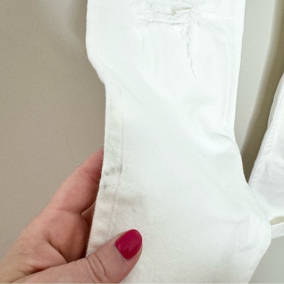 NWT MADEWELL The Slim Boy Jean Distressed White Size 23 - Picture 5 of 10